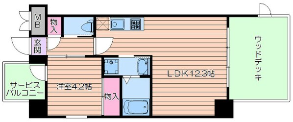 北千里駅 徒歩13分 1階の物件間取画像